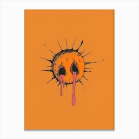 Sun Face Canvas Print