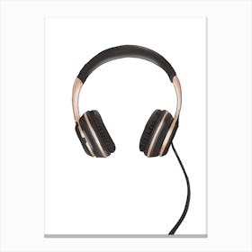 Headphone Canvas Print