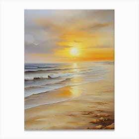 Sunset On The Beach 9 Canvas Print