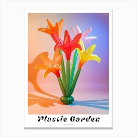 Dreamy Inflatable Flowers Poster Kangaroo Paw 2 Canvas Print