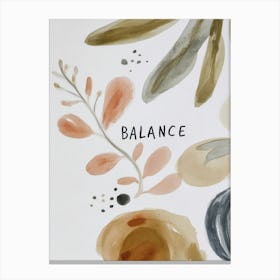 Balance No 3 Canvas Print