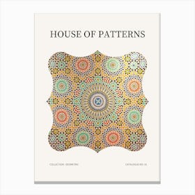 Geometric Pattern Poster 16 Canvas Print