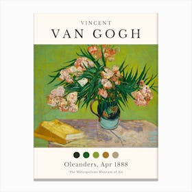 Print 380 Ratio 3x4 Van Gogh Oleanders 1888 Canvas Print