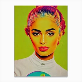 Jessie Reyez Colourful Pop Art Canvas Print