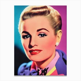 Joan Fontaine Pop Movies Art Movies Canvas Print