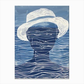 Man In A Hat Canvas Print