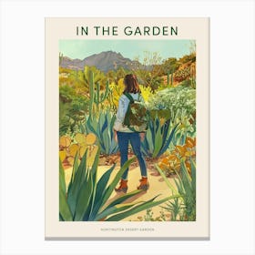 In The Garden Poster Huntington Desert Garden Usa 2 Canvas Print