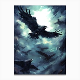 Ravens Canvas Print
