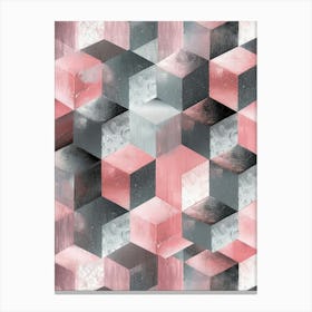 Abstract Cubes Canvas Print