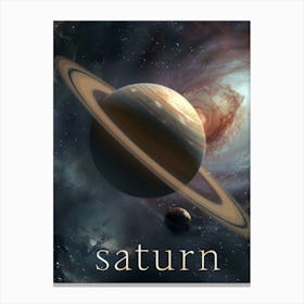 Saturn Planet 2 Canvas Print