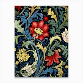 William Morris Floral Pattern Canvas Print