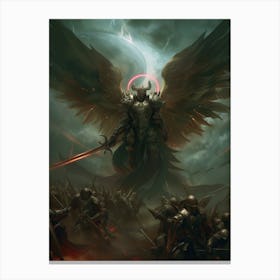 Angel Of War Canvas Print