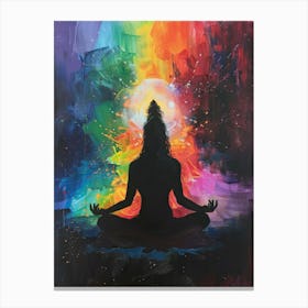 Meditating Woman 14 Canvas Print