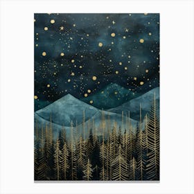 Starry Night Sky Canvas Print Canvas Print