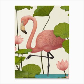 Flamingo V Canvas Print