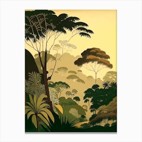 Sumba Island Indonesia Rousseau Inspired Tropical Destination Canvas Print