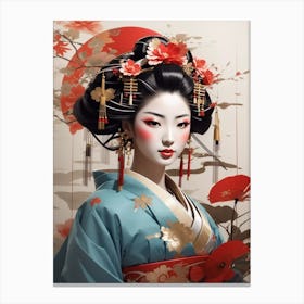 Geisha 5 Canvas Print