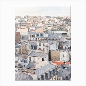 Rooftops Of Paris Canvas Print