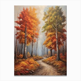 Autumn Path 3 Canvas Print