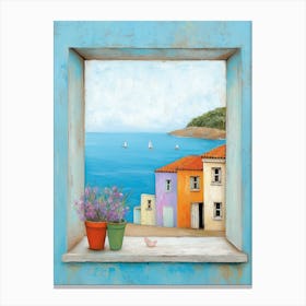 Window View Canvas Print