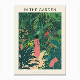 In The Garden Poster Botanischer Gardens 2 Canvas Print