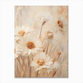 Boho Dried Flowers Gerbera Daisy 2 Canvas Print