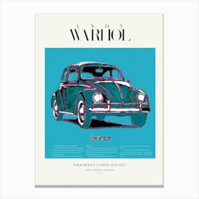 VW LEMON POSTER Canvas Print