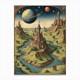 Castle In The Sky Canvas Print