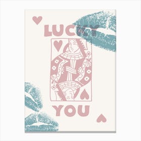 Lucky You 14 Canvas Print