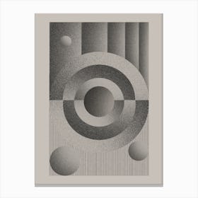 Modernist Etude No. 4 Geometric Shapes Canvas Print