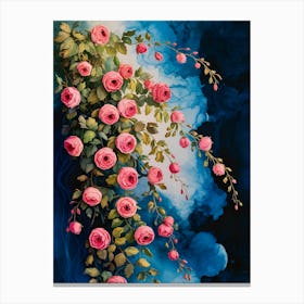 Roses In The Sky Canvas Print