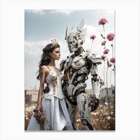 Robot Bride 2 Canvas Print