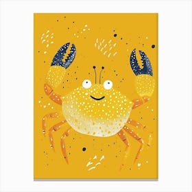 Yellow Crab 6 Canvas Print