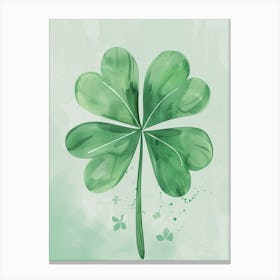 Four Leaf Clover Canvas Print