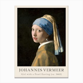 Girl With Pearl Earring Canvas Print