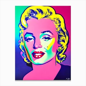 Marilyn Monroe Pop Movies Art Movies Canvas Print