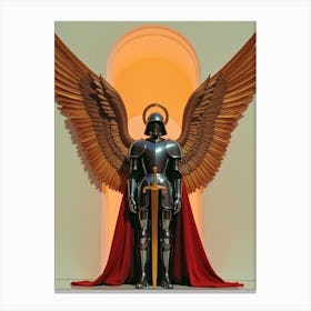 Archangel Raphael, Surrealist 1 Canvas Print