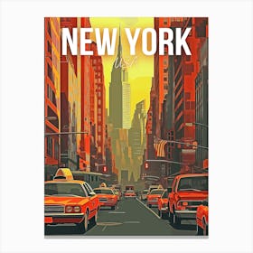 New York Travel 3 Canvas Print