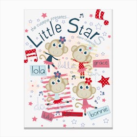 Little Stars Canvas Print