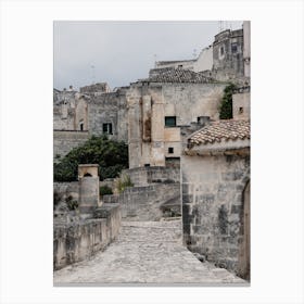 Old Town In Matera, Italy Canvas Print