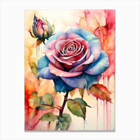 Rose Painting 2 Canvas Print