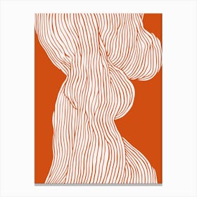 Fibersno1 Orangefullsize Canvas Print