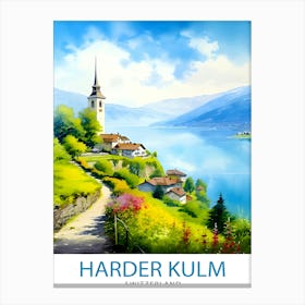 Harder Kulm Switzerland Canvas Print