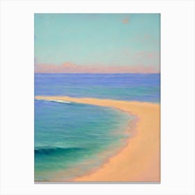 Little Cove Beach Australia Monet Style Canvas Print