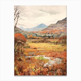 Autumn National Park Painting Killarney National Park Ireland 1 Canvas Print