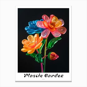 Bright Inflatable Flowers Poster Dahlia 2 Canvas Print