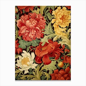 Floral Wallpaper 4 Canvas Print