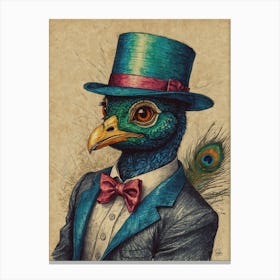 Peacock 30 Canvas Print