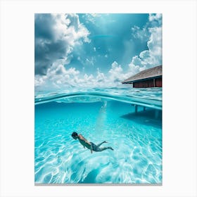 Scuba Diving Canvas Print