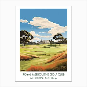 Royal Melbourne Golf Club (West Course)   Melbourne Australia 1 Canvas Print